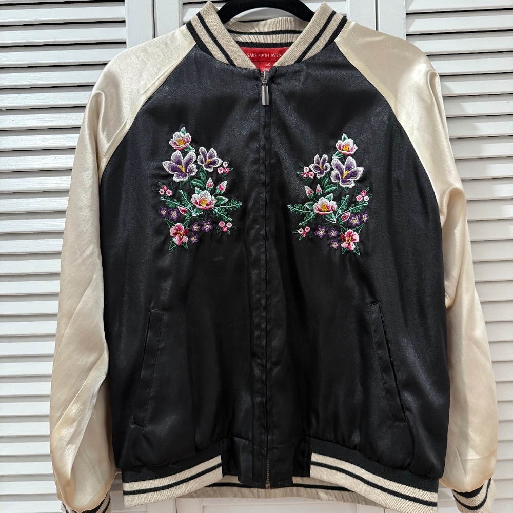 Saks Fifth Avenue Silk Jacket